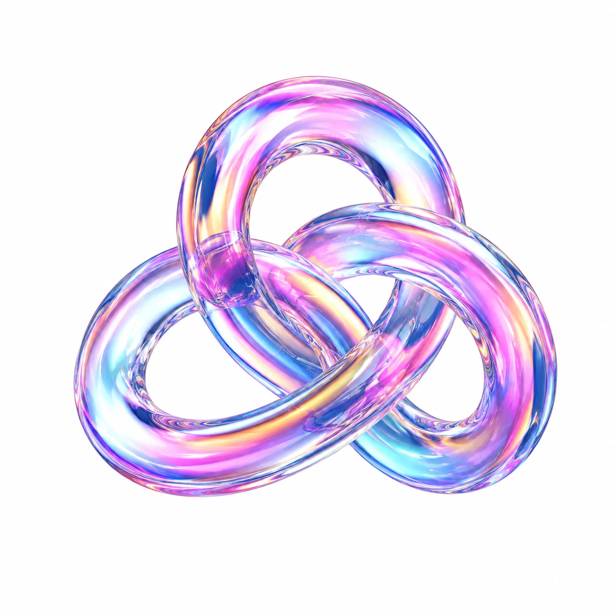 Interconnected glass rings